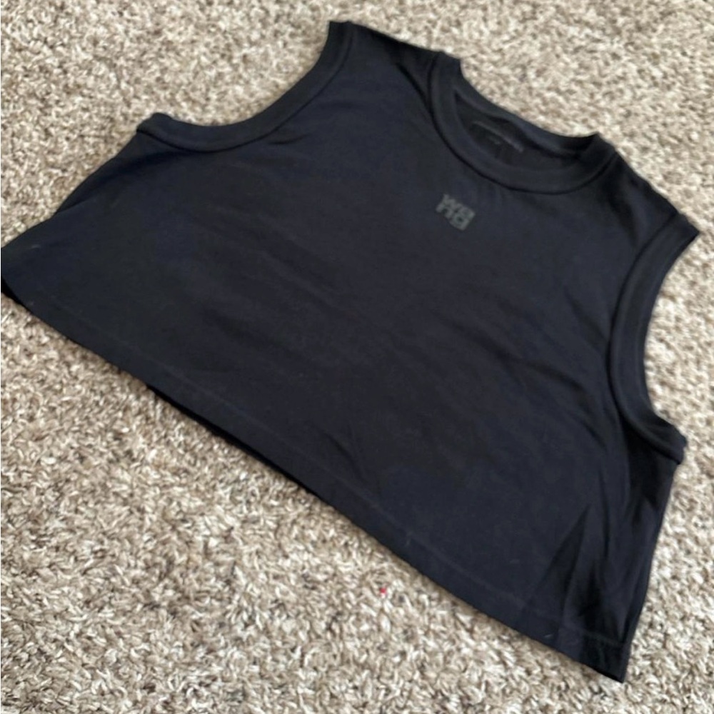 Alexander Wang Black Crop Top